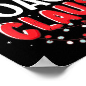 Coach Santa Claus Christmas Matching Costume  Poster (Hoek)