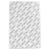 COACH School Sport Team Kleuren Modern Fun Medium Cadeauzakje (Voorkant)