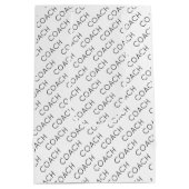 COACH School Sport Team Kleuren Modern Fun Medium Cadeauzakje (Achterkant)