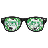 COACH Soccer retro Shades /Fun Party Sunbril Retro Zonnebril (Voorkant)