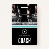 Coach sportevenement badge (Voorkant)