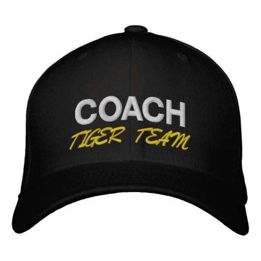 Coach Sports Team Geborduurde Pet (Voorkant)