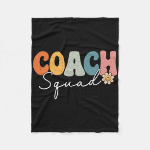 Coach Squa terug naar school Grappige coaching eer Fleece Deken