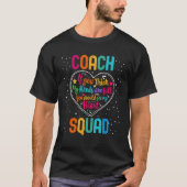 Coach Squad Appreciation Week Back to School Heart T-shirt (Voorkant)