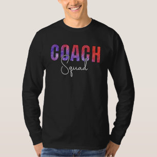 Coach Squad Tie Dye Waarderingsdag Hallo Terug Naa T-shirt