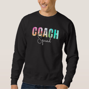 Coach Squad Tie Dye Waarderingsdag Hallo Terug Naa Trui