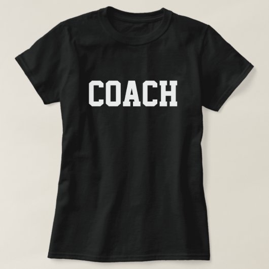 COACH T-SHIRT (Design voorkant)