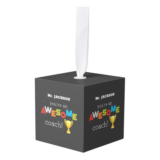 Coach Teacher Appreciation Trophy, Geweldige Decoratie (Voorkant hoekig)