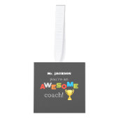 Coach Teacher Appreciation Trophy, Geweldige Decoratie (Voorkant)