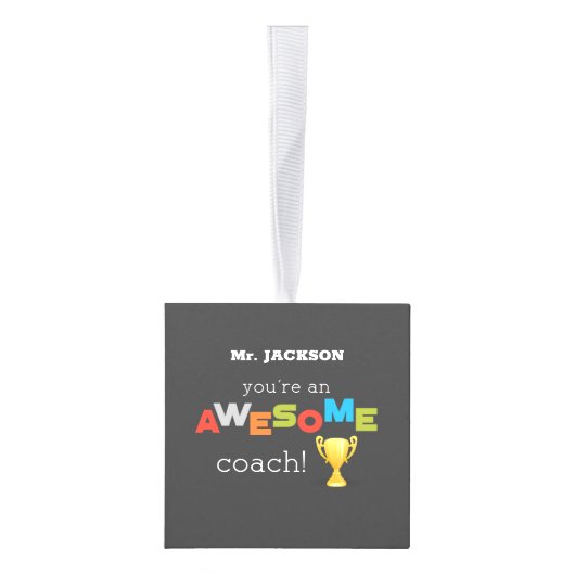 Coach Teacher Appreciation Trophy, Geweldige Decoratie (Rechts)