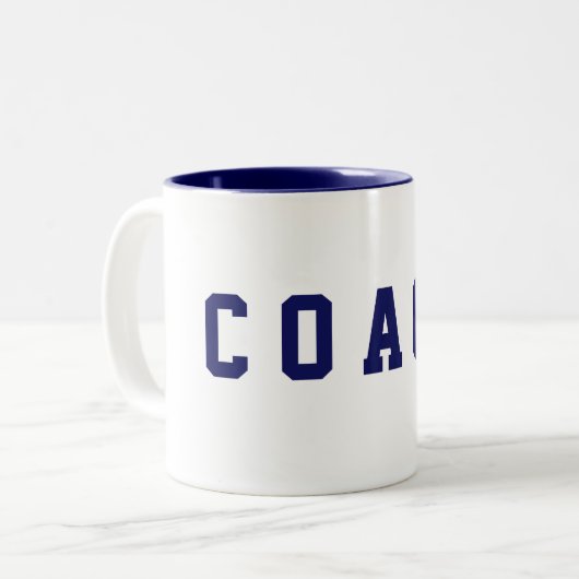 Coach Tweekleurige Koffiemok (Voorkant links)
