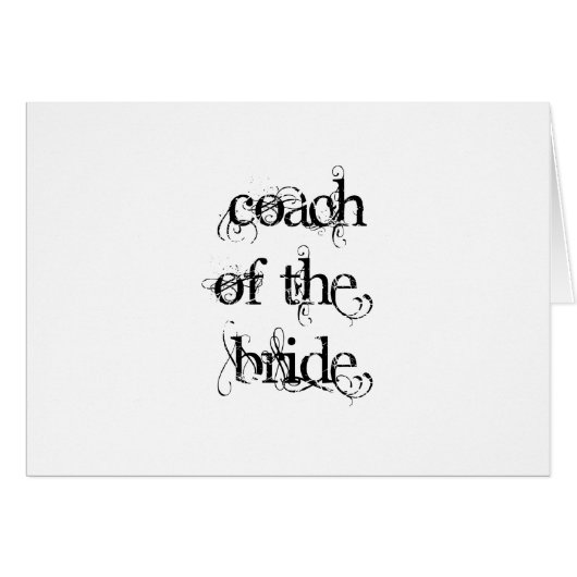 Coach van de bride (Voorkant Horizontaal)