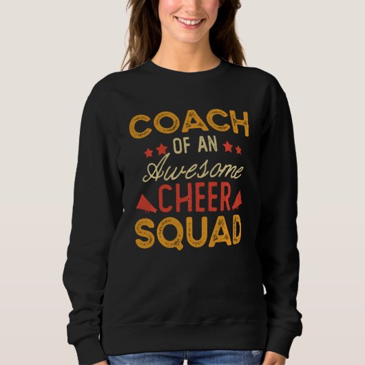Coach van een Geweldige Kheer Squad Funny Cheer Co Trui (Voorkant)