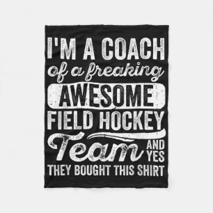 Coach van een super geweldig veldhockeyteam - Tr Fleece Deken