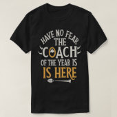 Coach van het jaar coaching Dad coachSkeleton Ice  T-shirt (Design voorkant)
