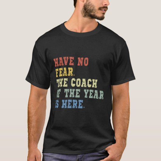 Coach van het jaar Coaching Pap Coach T-shirt (Voorkant)