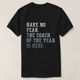 Coach van het jaar coaching Pap T-shirt