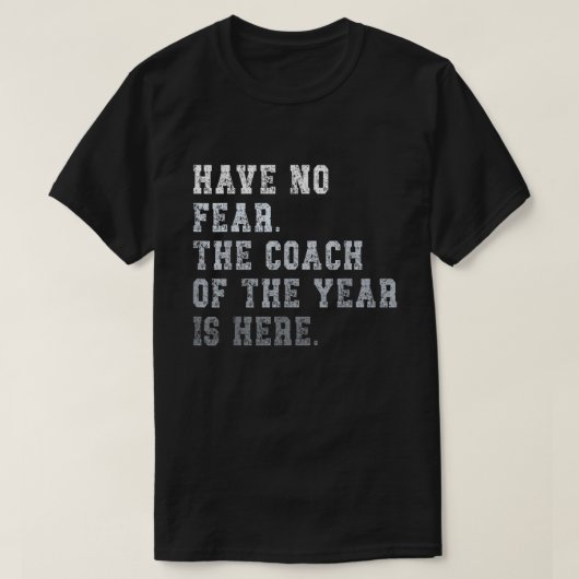 Coach van het jaar coaching Pap T-shirt (Design voorkant)