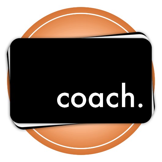 coach. visitekaartje