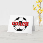 Coach (Voetbal) Kaart (Gele Bloem)