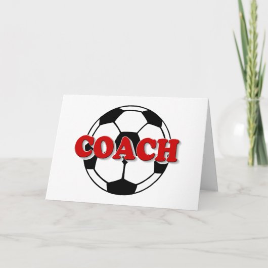 Coach (Voetbal) Kaart (Voorkant)