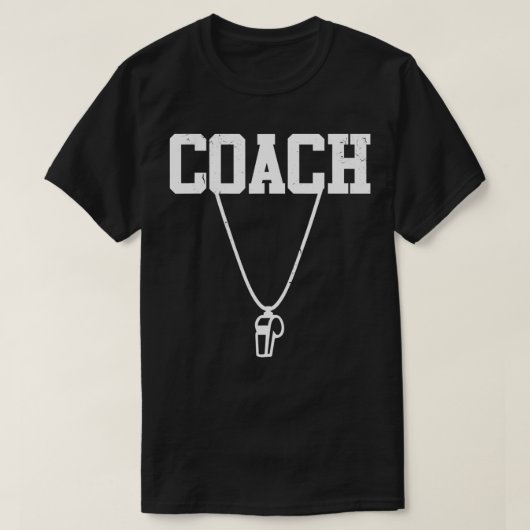 Coach voetbalcadeau handbal basketbal klokje t-shirt (Design voorkant)