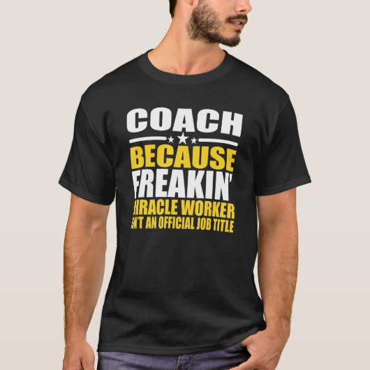 Coach voor collega t-shirt (Voorkant)