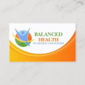 Coach voor gezondheid en voeding visitekaartje (Voorkant)