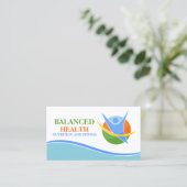 Coach voor gezondheid en voeding visitekaartje (Staand voorkant)