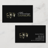 Coach voor huwelijksbegeleiding visitekaartje (Voorkant / Achterkant)