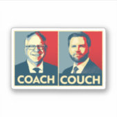 Coach vs Couch Sticker (Voorkant)