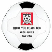 Coach waardering dank u Logo Voetbal (Voorkant)