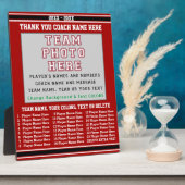 Coach-waardering geeft uw foto, tekst, kleuren fotoplaat (Zijkant)