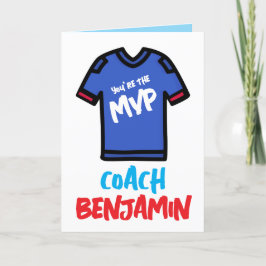 Coach waardering Kaart, dank je kaart
