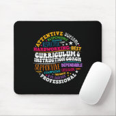 Coach waardering week voor curriculum en instructi muismat (Met muis)
