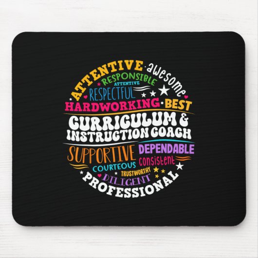 Coach waardering week voor curriculum en instructi muismat (Voorkant)