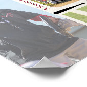 Coach Waarderings Foto Collage Team  Poster (Hoek)