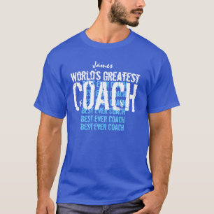 COACH World's grootste aangepaste naam T-shirt
