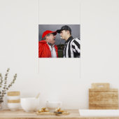 Coach Yelling bij Referee Poster (Keuken)