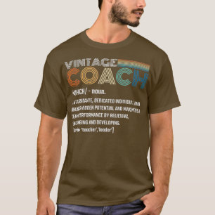 Coach zelfstandig naamwoord retro definitie sport t-shirt