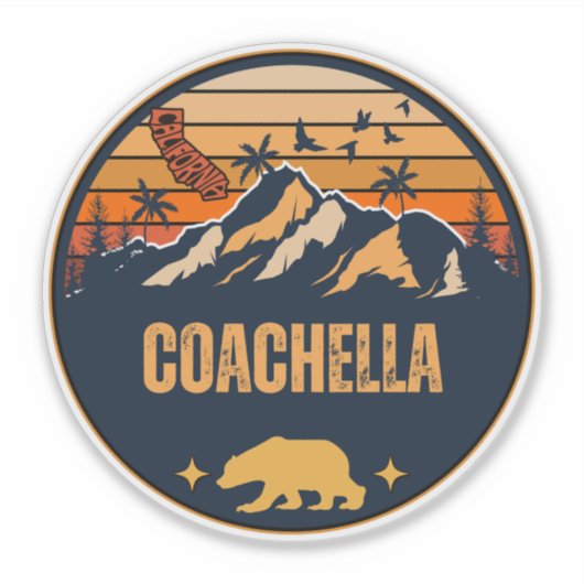 Coachella, Californië Sticker (Voorkant)