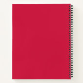 Coachen Rood en Wit Notitieboek (Achterkant)