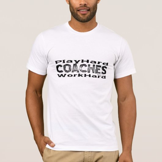 Coaches - Speel hard / werk hard Shirt (Voorkant)