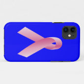 Coaches voor een goede zaak_roze lintcampagne op b Case-Mate iPhone case (Achterkant (horizontaal))