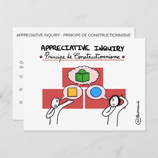 Coaching Card "AI - Constructiebeginsel" Briefkaart (Voorkant / Achterkant)