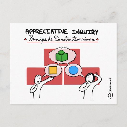 Coaching Card "AI - Constructiebeginsel" Briefkaart (Voorkant)