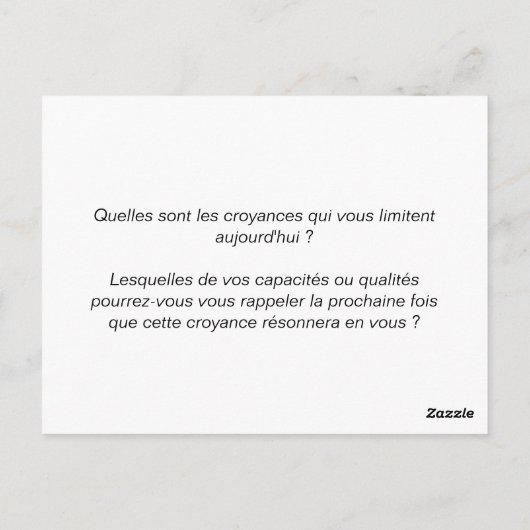 Coaching Croyants Briefkaart (Achterkant)