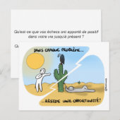 Coaching-kaart "Beperk uw problemen" Briefkaart (Voorkant / Achterkant)