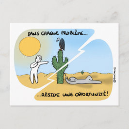 Coaching-kaart "Beperk uw problemen" Briefkaart