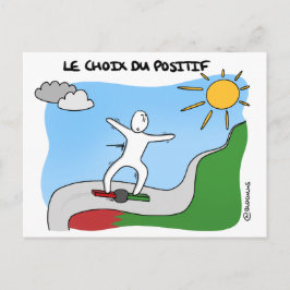 Coaching-kaart "De keuze van de positieve" Briefkaart